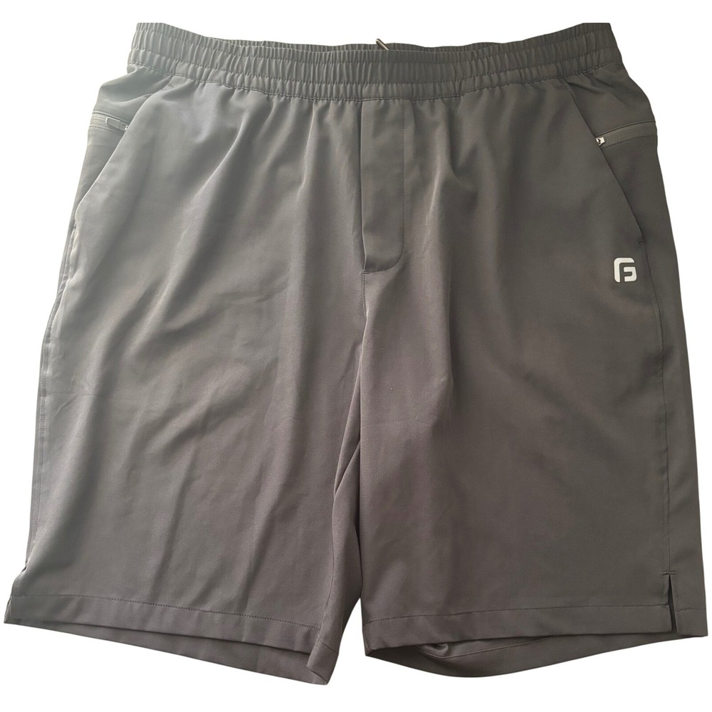 Gradual Athletic Shorts Mens Large Gray Like New Zipper Pockets Performance